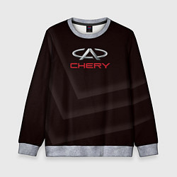 Свитшот детский Cherry - logo, цвет: 3D-меланж