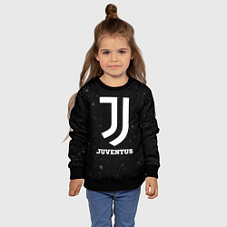 Свитшот детский Juventus sport на темном фоне, цвет: 3D-черный — фото 2