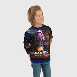 Свитшот детский Mass Effect ТалиЗора аватар, цвет: 3D-синий — фото 2