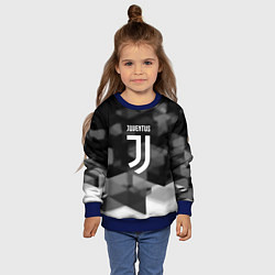 Свитшот детский Juventus geometry fc, цвет: 3D-синий — фото 2
