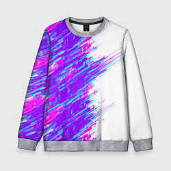 Детский свитшот Neon glitch