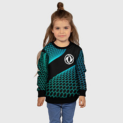 Свитшот детский Dongfeng electro hexagon, цвет: 3D-черный — фото 2