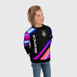 Свитшот детский Benfica speed game lights, цвет: 3D-черный — фото 2
