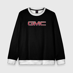 Свитшот детский GMC logo, цвет: 3D-белый
