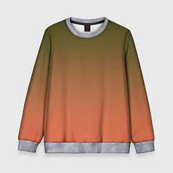 Свитшот детский Абстрактный градиент, цвет: 3D-меланж