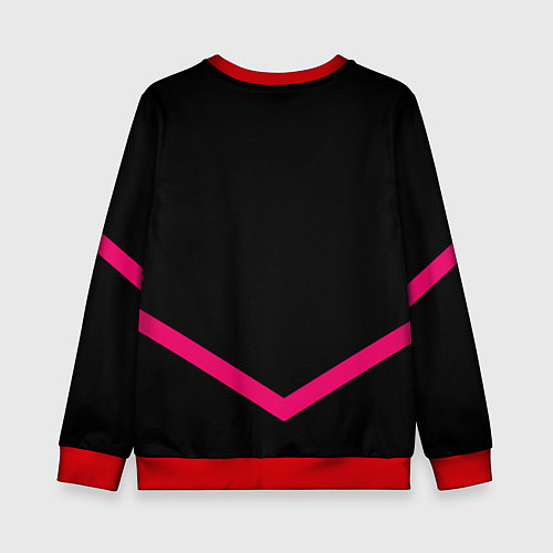 Детский свитшот Ведьмак символы / 3D-Красный – фото 2