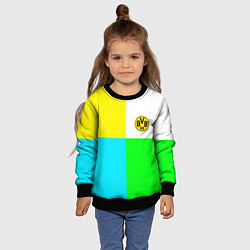 Свитшот детский Borussia color cport, цвет: 3D-черный — фото 2