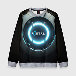 Детский свитшот Portal logo game