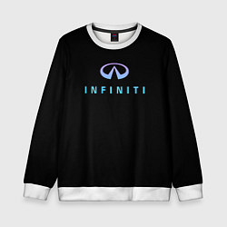 Детский свитшот Infiniti logo neon