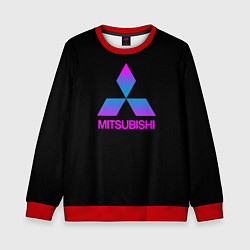 Свитшот детский Mitsubishi gradient, цвет: 3D-красный