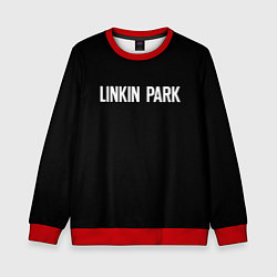 Свитшот детский Linkin park rock white, цвет: 3D-красный