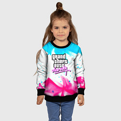 Свитшот детский GTA neon flame, цвет: 3D-черный — фото 2