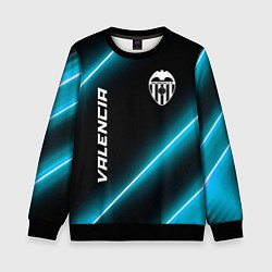 Свитшот детский Valencia неоновые лампы, цвет: 3D-черный