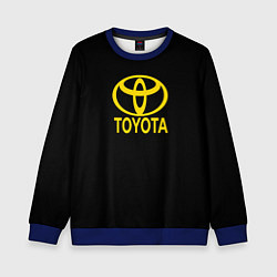 Свитшот детский Toyota yellow, цвет: 3D-синий