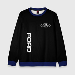 Детский свитшот Ford logo white steel