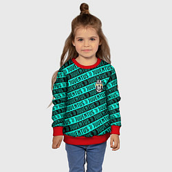 Свитшот детский Juventus pattern logo steel, цвет: 3D-красный — фото 2