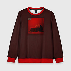 Свитшот детский Bad Omens, цвет: 3D-красный