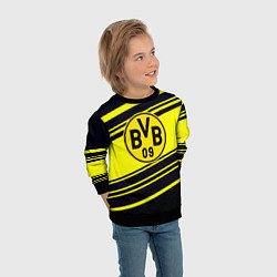 Свитшот детский Borussia sport geometry, цвет: 3D-черный — фото 2