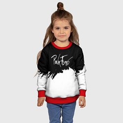 Свитшот детский Pink Floyd белые краски, цвет: 3D-красный — фото 2