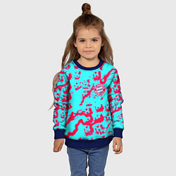 Свитшот детский Бавария Мюнхен спорт текстура, цвет: 3D-синий — фото 2