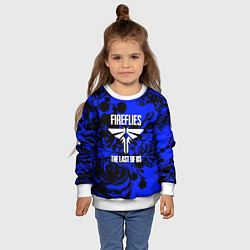 Свитшот детский The Last of Us rose, цвет: 3D-белый — фото 2