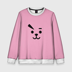 Свитшот детский BT21 Cooky, цвет: 3D-белый