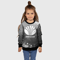 Свитшот детский Daewoo - grey gradient, цвет: 3D-черный — фото 2