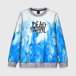 Свитшот детский Dead by april fire blue, цвет: 3D-меланж