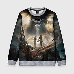 Детский свитшот Герои Clair Obscur expedition 33