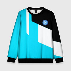 Свитшот детский Napoli geometry fc, цвет: 3D-черный
