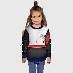 Свитшот детский Audi metal sport, цвет: 3D-синий — фото 2