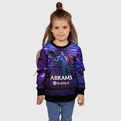 Свитшот детский Deadlock Abrams, цвет: 3D-черный — фото 2