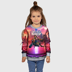 Свитшот детский Deadlock Bebop, цвет: 3D-меланж — фото 2