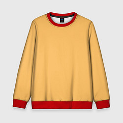Свитшот детский Эмоция радости - желтый, цвет: 3D-красный