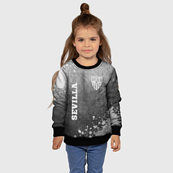 Свитшот детский Sevilla - grey gradient вертикально, цвет: 3D-черный — фото 2