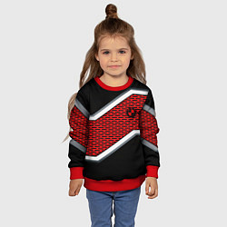 Свитшот детский BMW geometry avto, цвет: 3D-красный — фото 2