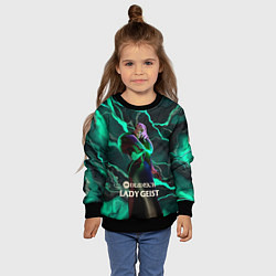 Свитшот детский Lady Geist Deadlock, цвет: 3D-черный — фото 2