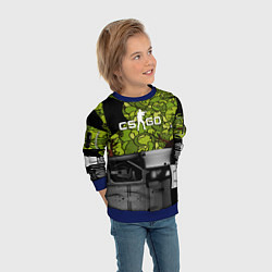 Свитшот детский Counter strike game skin, цвет: 3D-синий — фото 2