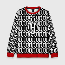 Свитшот детский Juventus fc pattern, цвет: 3D-красный