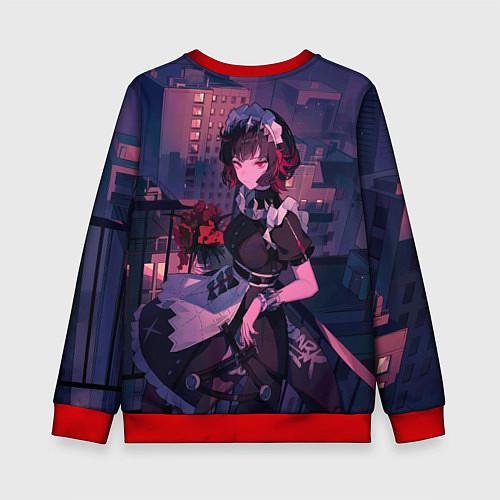 Детский свитшот Эллен Джо Zenless Zone Zero / 3D-Красный – фото 2