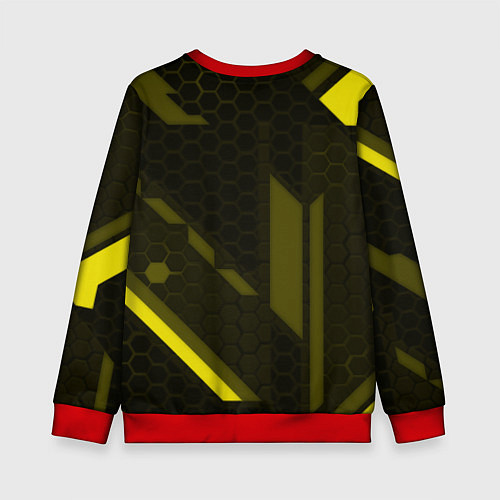 Детский свитшот AEK fc geometry / 3D-Красный – фото 2