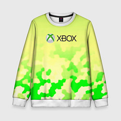 Свитшот детский Xbox camo, цвет: 3D-белый