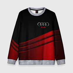 Детский свитшот AUDI carbon metal