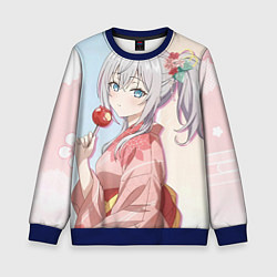 Детский свитшот Аля иногда кокетничает со мной по русски Алиса