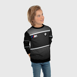 Свитшот детский BMW металлическая сетка, цвет: 3D-черный — фото 2