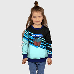 Свитшот детский Team Fortress line, цвет: 3D-синий — фото 2