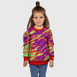 Свитшот детский Bloodborne огненные искры, цвет: 3D-красный — фото 2