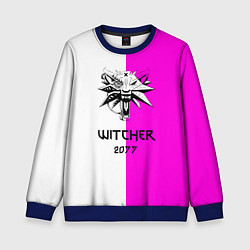 Свитшот детский The Witcher line, цвет: 3D-синий
