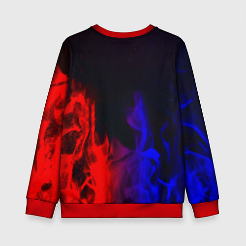 Детский свитшот Horizon: Zero Dawn flame steel / 3D-Красный – фото 2