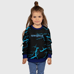 Свитшот детский God of War storm, цвет: 3D-синий — фото 2